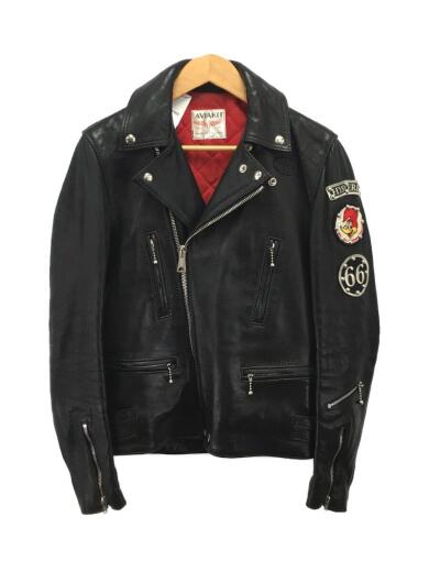 画像：Lewis Leathers × HYSTERIC GLAMOURダブルライダースジャケット/S/羊革/BLK1