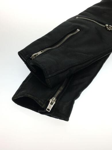 画像：Lewis Leathers × HYSTERIC GLAMOURダブルライダースジャケット/S/羊革/BLK6