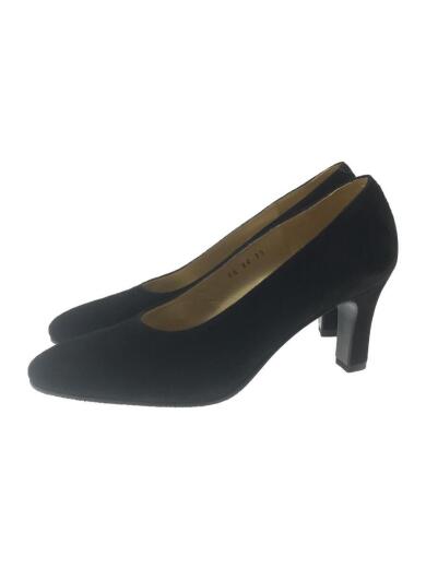 画像：YVES SAINT LAURENTパンプス/23cm/黒/スウェード/HK 84 351