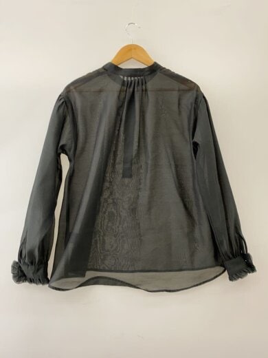 商品画像：シアーオーガンジーブラウス/FREE/ポリエステル/BLK 2