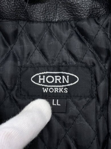 商品画像：シングルライダースジャケット/LL/レザー/BLK 3