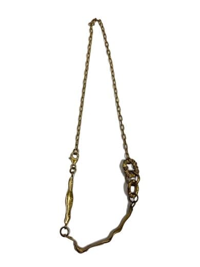 商品画像：ネックレス/SV925/GLD/トップ有/メンズ 1