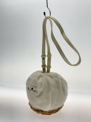 商品画像：minetpanifur/白猫/バッグ/ファー/WHT 2