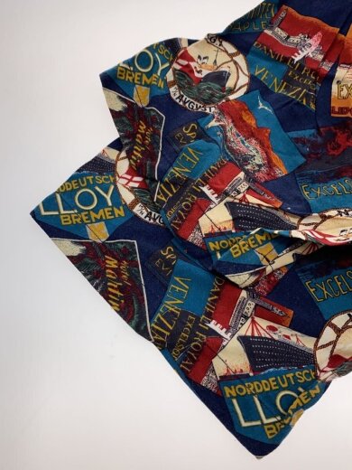 商品画像：90s/ベネチア柄/アロハシャツ/M/レーヨン/マルチカラー/総柄 5