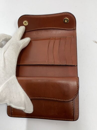 商品画像：3つ折り財布/レザー/BRW/メンズ 4