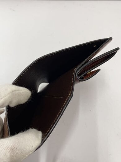 商品画像：3つ折り財布/レザー/BRW/メンズ 5