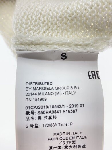 商品画像：袖汚れ有/19SS/ニット・セーター(薄手)/S/ポリエステル/IVO/S50HA0841 4