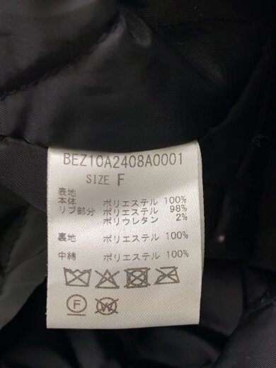 商品画像：中綿BIGポンチョコート/FREE/ポリエステル/BLK/BEZ10A2408A0001// 4