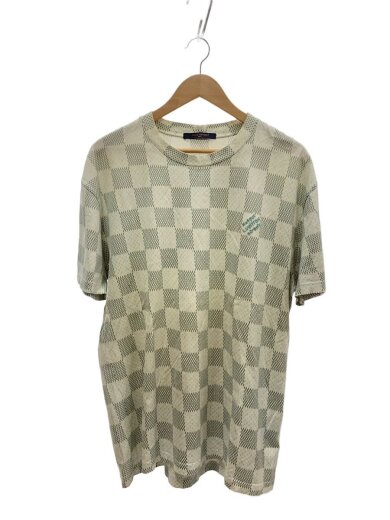 商品画像：タバコ臭有/首元汚れ有/Tシャツ/XL/コットン/GRN/ダミエモノグラム/RM242MM// 1