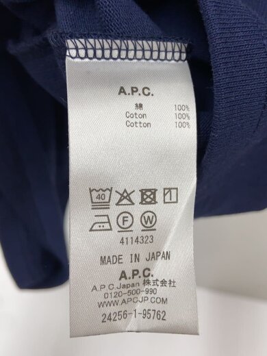 商品画像：タグ付/25AW/長袖Tシャツ/XS/コットン/NVY/24256-1-95762// 4
