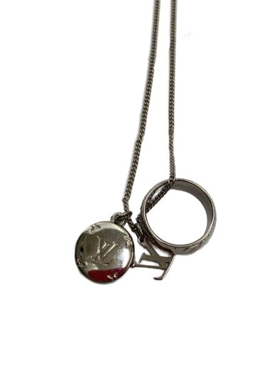 商品画像：リングネックレス/モノグラム/ネックレス/--/SLV/トップ有/メンズ/M62485 1