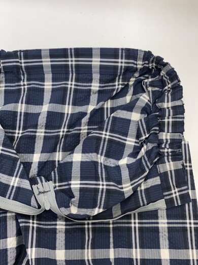 画像：lelill25SS/イージーサッカーカーゴスカート/36/ポリエステル/NVY/チェック/125120273