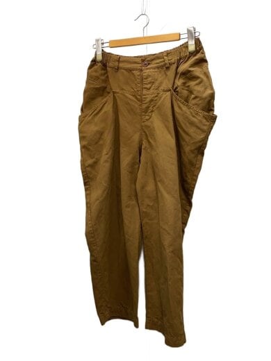 商品画像：23AW/コットンリネン石目切替えポケットパンツ/FREE/コットン/CML/01234-1449 1