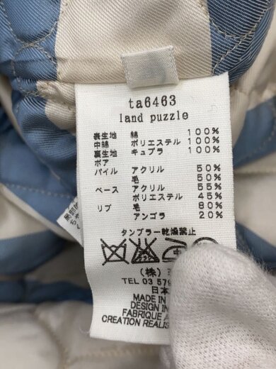 商品画像：land puzzle/フーディコート/38/コットン/NVY/総柄/ta6463// 4