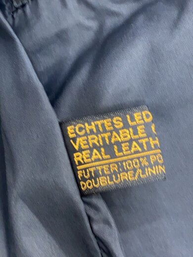 商品画像：レザージャケット・ブルゾン/L/ポリエステル/BLK 4