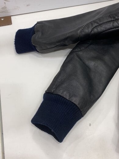 商品画像：レザージャケット・ブルゾン/L/ポリエステル/BLK 6