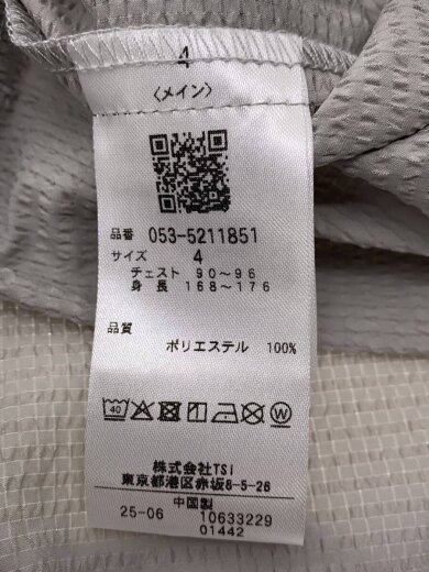 商品画像：半袖シャツ/4/ポリエステル/GRY/053-5211851 4