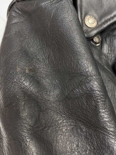 商品画像：脇・ポケット破れ有/レザージャケット/レザー/BLK/アイズ表記無し// 8