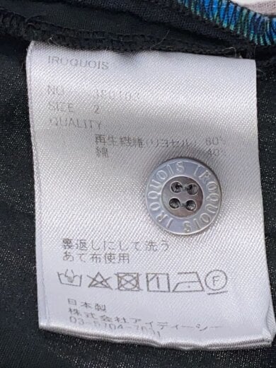 商品画像：長袖シャツ/3/コットン/BLK/総柄 4