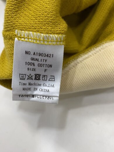 商品画像：スウェット/FREE/コットン/YLW/無地 4