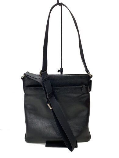 商品画像：ショルダーバッグ/レザー/BLK/無地/f54780 1