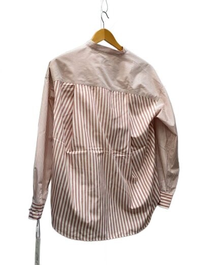 商品画像：長袖シャツ/FREE/ポリエステル/BEG/ストライプ/22610411 2