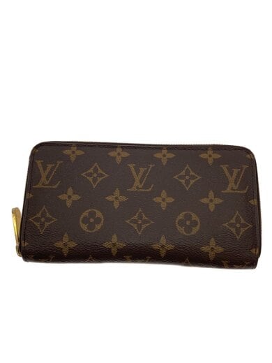 商品画像：2)ジッピー・ウォレット_モノグラム・キャンバス/PVC/BRW/レディース 1