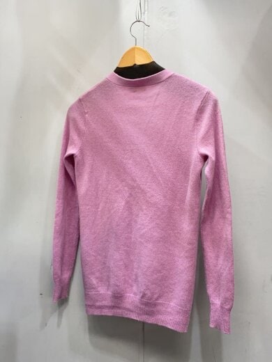 商品画像：カーディガン(薄手)/S/カシミア/PNK/無地/0162410svcr 2