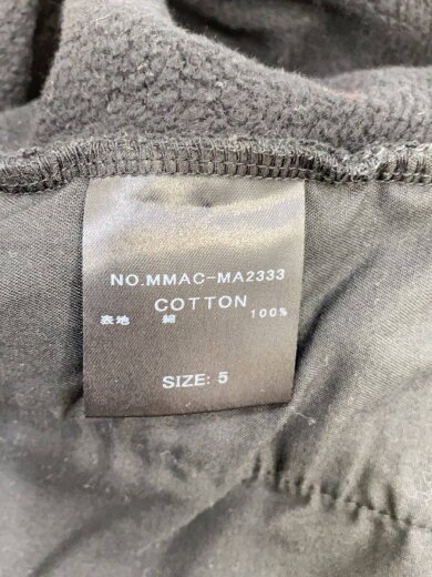 商品画像：ボトム/5/コットン/BLK/無地/MMAC-MA2333// 5