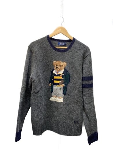 商品画像：ニット・セーター(厚手)/M/ウール/GRY 1