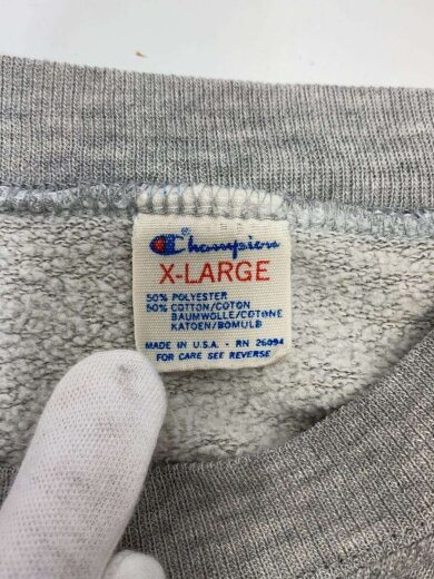 商品画像：スウェット/XL/ポリエステル/GRY// 4