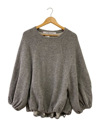 商品画像：GLORIA PUFF SLV TOP/ニット・セーター/--/ウール/GRY/7101-117-720-1// 1
