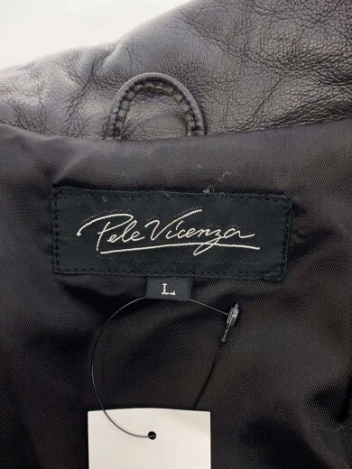商品画像：レザージャケット・ブルゾン/L/羊革/BLK/無地// 4