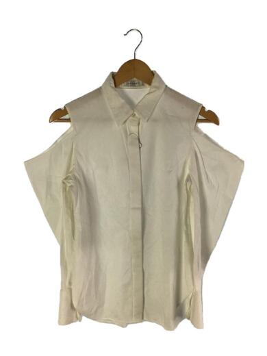 画像：ADORE長袖ブラウス/38/コットン/WHT1