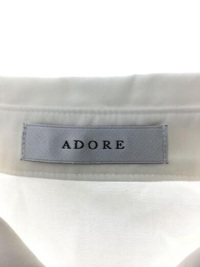 画像：ADORE長袖ブラウス/38/コットン/WHT3