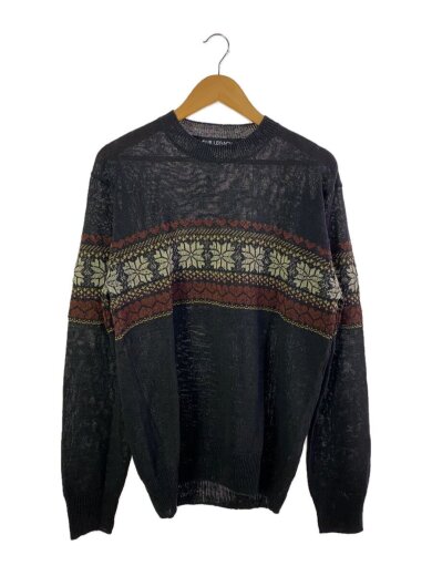 画像：OUR LEGACY24SS/BASE ROUNDNECK BLACK/50/リネン/BLK/M2243BD//1