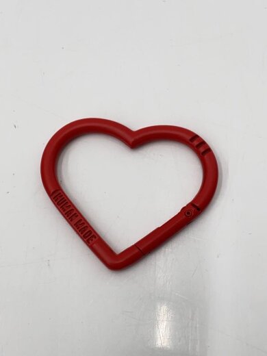 画像：HUMAN MADEハート型カラビナ/RED/無地/メンズ2