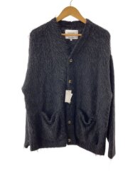 SURI CARDIGAN/M/コットン/BLK/無地/KNIT7-3-SURI-COTTON-CARDIGAN