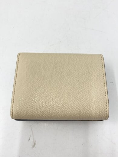 商品画像：内側ヨゴレ/3つ折り財布/レザー/BEG/レディース/8M0480 2