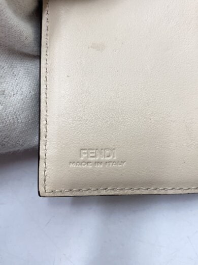 商品画像：内側ヨゴレ/3つ折り財布/レザー/BEG/レディース/8M0480 3