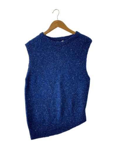 商品画像：ニット・セーター(厚手)/FREE/ウール/BLU/48-02-44-02002 1