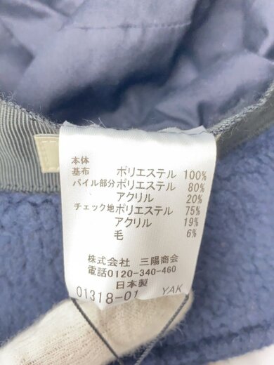 商品画像：バケットハット/--/ポリエステル/NVY/無地/レディース/59502-206-27 6