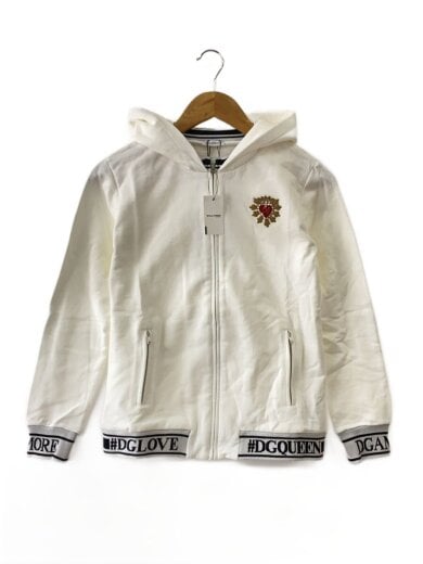 商品画像：ジップパーカー/12/コットン/WHT// 1