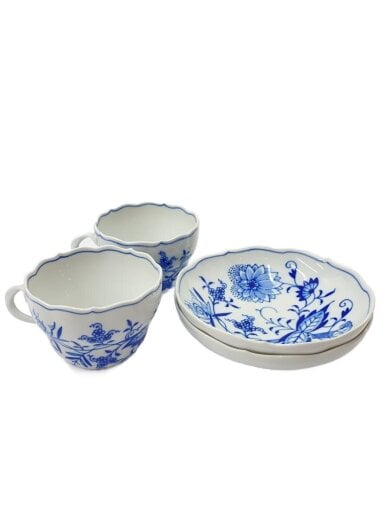 画像：Meissenカップ&ソーサー/2点セット/WHT1