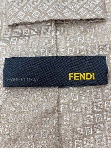 商品画像：ネクタイ/シルク/BEG/総柄/メンズ 3