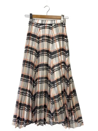商品画像：ロングスカート/one/ポリエステル/マルチカラー/チェック/RWFS222010 1