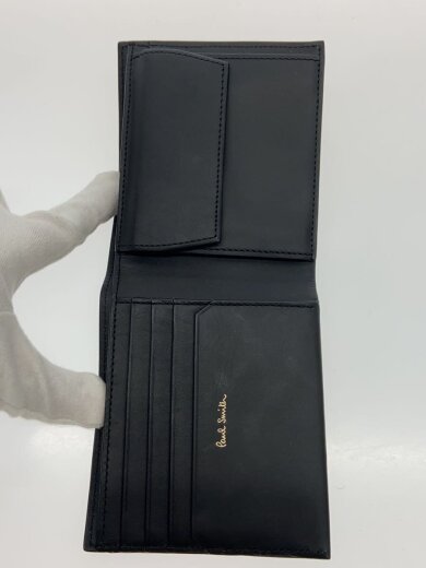 商品画像：2つ折り財布/--/BLK/無地/メンズ// 4