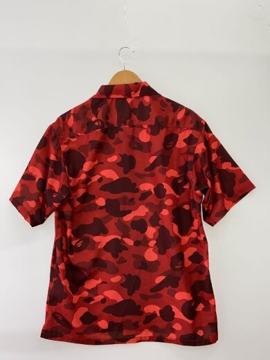 商品画像：半袖シャツ/M/ポリエステル/RED/総柄/001SRK301001M 2