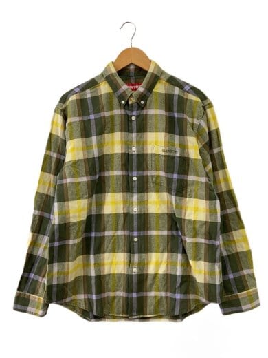 商品画像：ネルシャツ/M/コットン/GRN/チェック 1