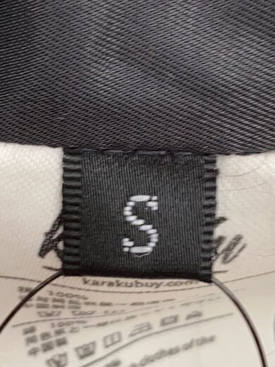 商品画像：テーラードジャケット/S/コットン/BLK/無地 4